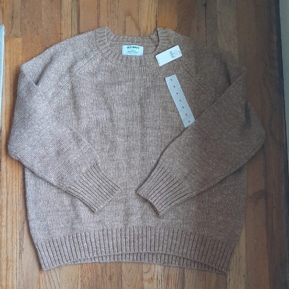 Old Navy Sweaters - NWT Old Navy Tan And White Tunic Sweater Small